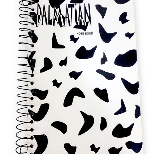 [008241977198] Dalmatian A4 Size Spiral Notebook 100 Pages