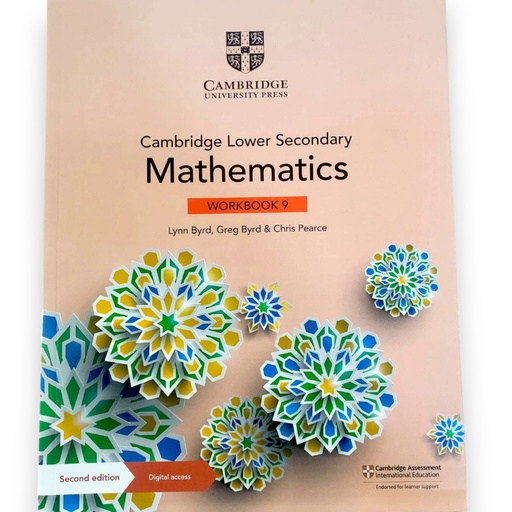 Cambridge Lower Secondary Mathematics Learner's Workbook 9 With Digital Access 2nd Edition - Original