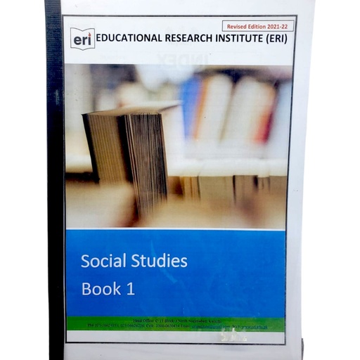 ERI Social Studies Book 1 - Revised Edition