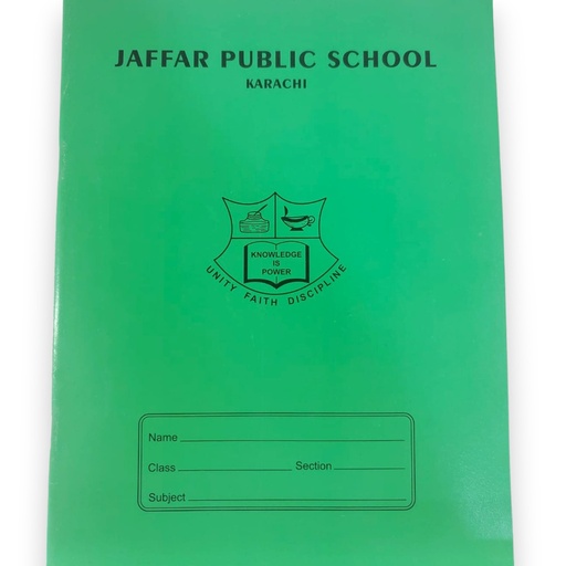 Journal - 60 Pages - Jaffar Public School