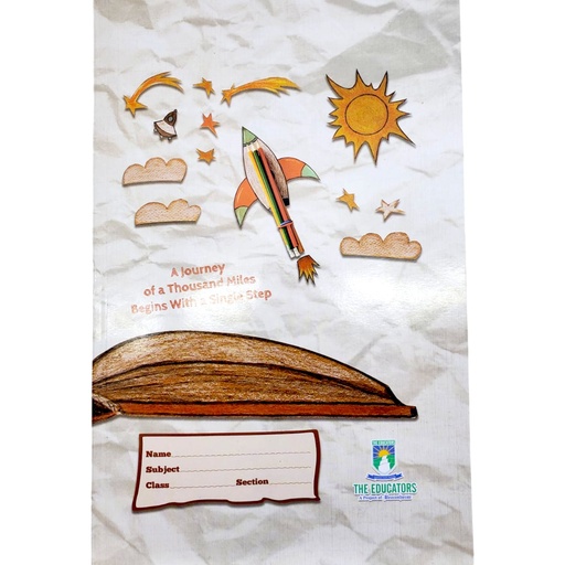 Single Line Urdu Margin Register - 200 Pages - The Educators