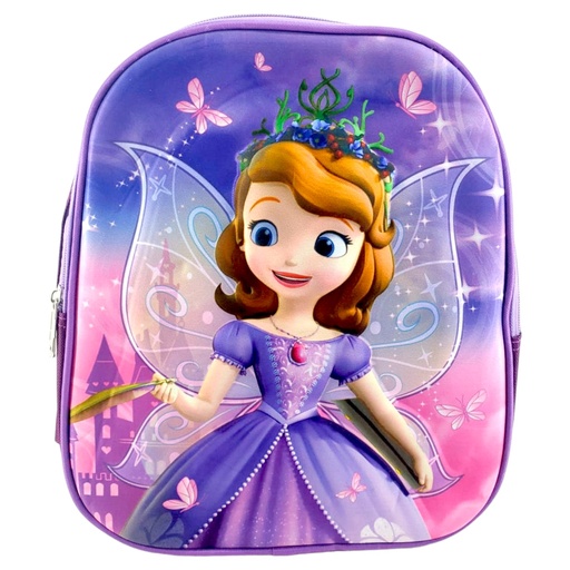 Sofia Pre-Primary School Bag - Purple - No. 6D 13( MADE IN PAKISTAN )