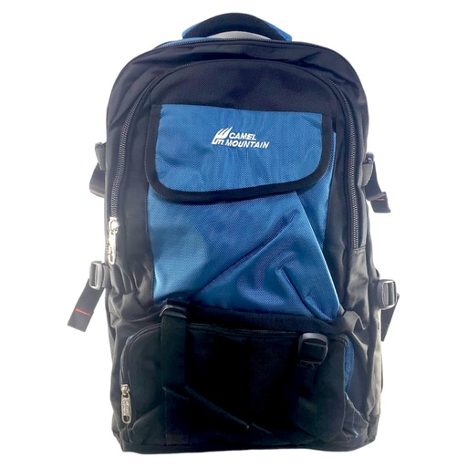 Camel Mountain 22Inch School Bag - Blue/Black - Class - 3 - 8( IMPORTED )