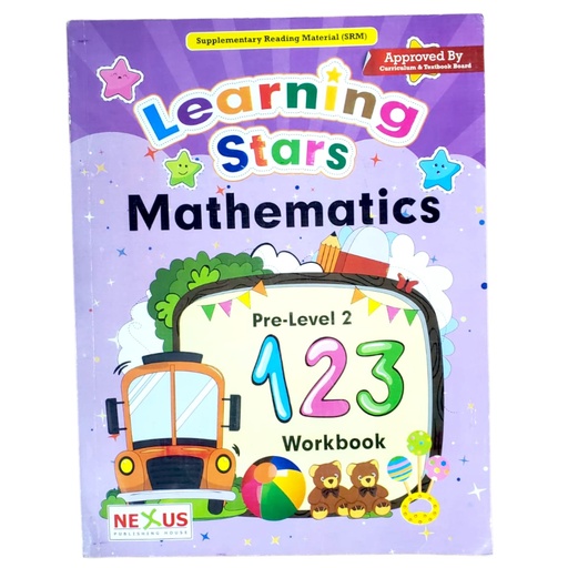 [9789696140597] Learning Stars Maths Workbook Pre Level 2