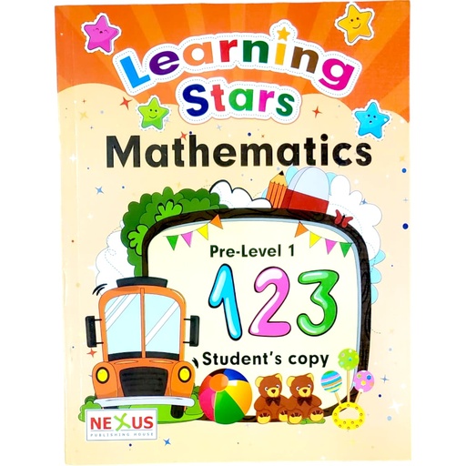 [9789696140689] Learning Stars Maths Student Copy Pre Level 1 - Nexus