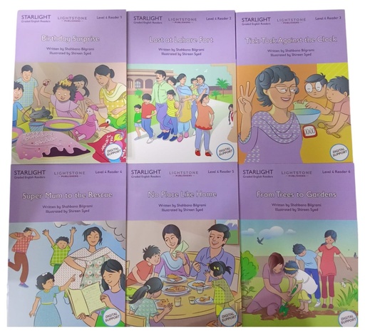 [9789697161782] Starlight Graded English Readers Level 4 - Pack of 6 - Lightstone