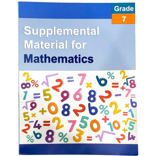 Supplemental Material For Mathematics For Grade 7