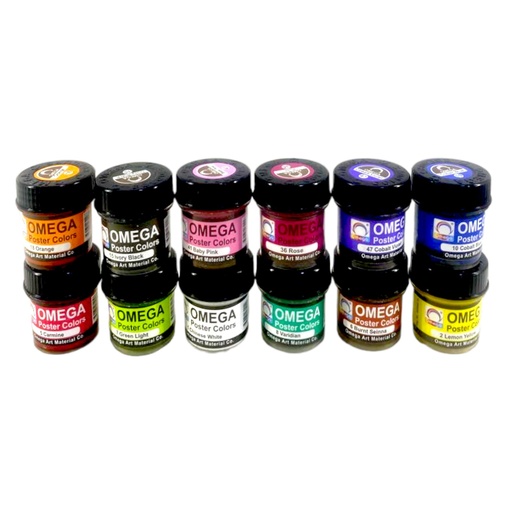 [6634272301257] Omega Poster Colour - Pack of 12