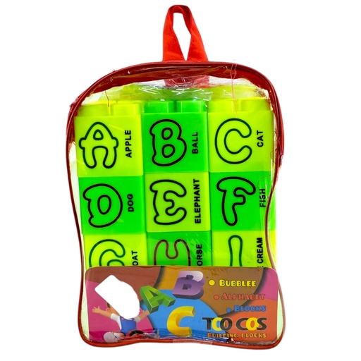 ABC Learning Blocks - TOO COS - 12 PCS