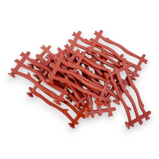 Project Mania Fences Small - Pack Of 24 - TMTRF3 - Brown