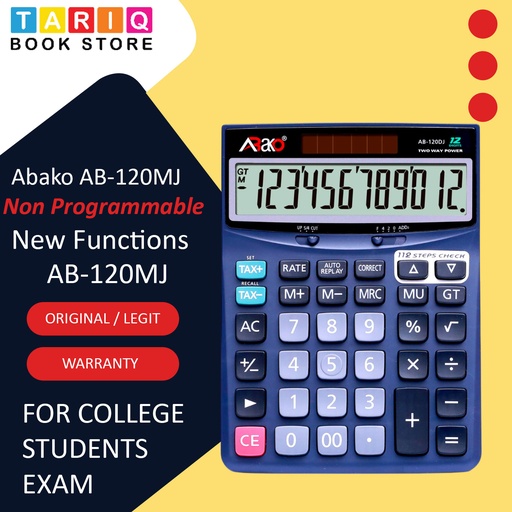 Abako 12 Digit Calculator - No. AB-120MJ