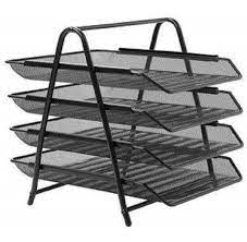 4- Tier Document Paper Tray Metal