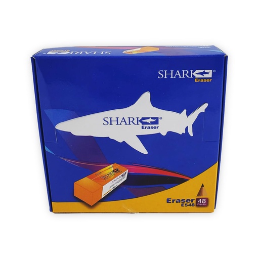 [4251286802055] White Eraser - E-520 - Shark
