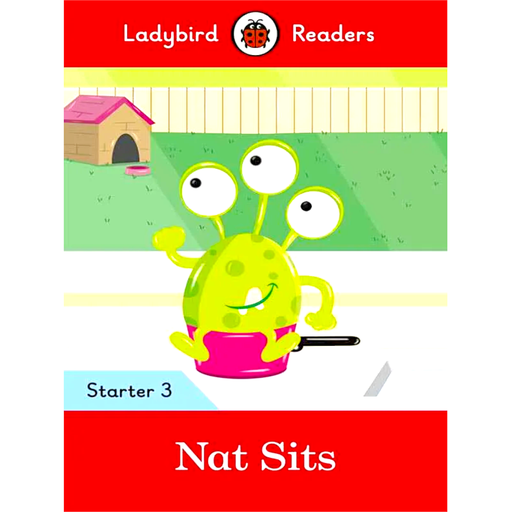 [9780241393697] Ladybird Readers Starter: Level-3 Nat Sits