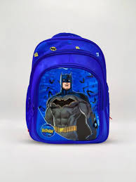 Batman School Bag - Blue - 16Inch