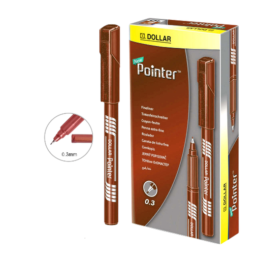 [0695240210410] Dollar Pointer Brown - 0.3mm - 1 Pcs