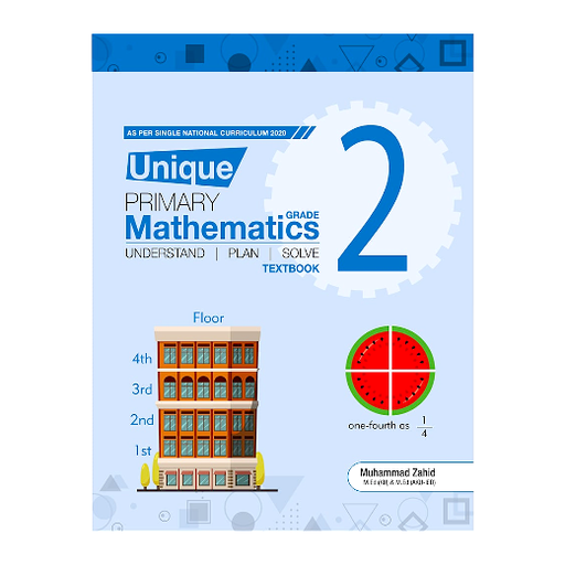 [9786277572518] Unique Primary Mathematics Grade 2 - Dar ul Madinah