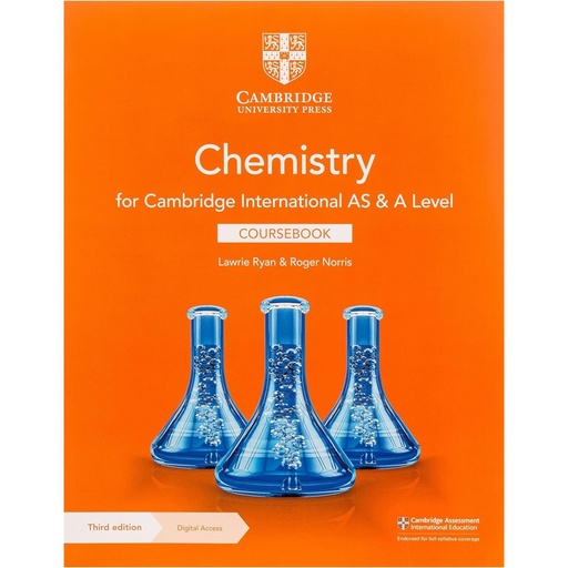 Cambridge International As & A Level Chemistry Course Book - Third Edition Digital Access - Extra Low Price Edition