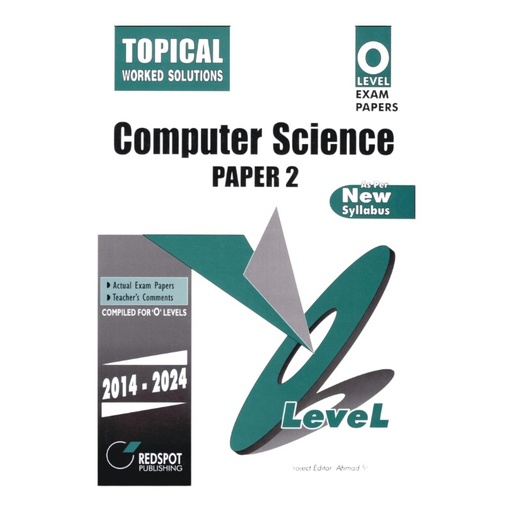 [9789696230663] REDSPOT Topical Computer Science  Paper 2 (Year: 2014-2024)