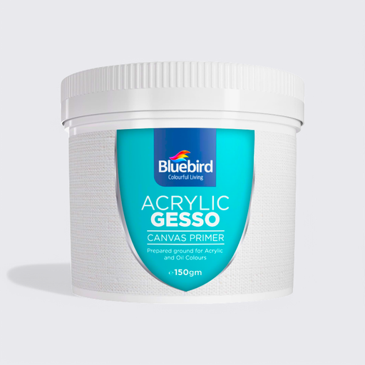 [5065015656104] BlueBird Acrylic Gesso - 150 Gm - White (New)