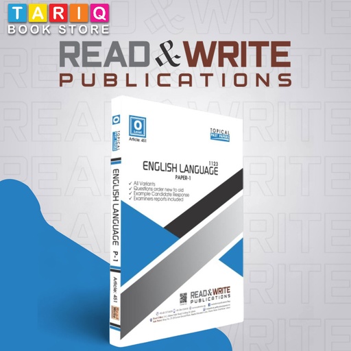 Read & Write O Level English Paper 1 Topical Past Papers (Year: 2004 - 2019) - By Editorial Board - No. 451