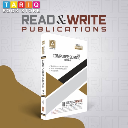 Read & Write A Level Computer Science Paper 4 Topical Workbook (Year: 2015 - 2020) - No. 258