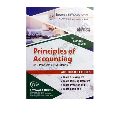 Principle of Accounting Text Book B.Com Part-l