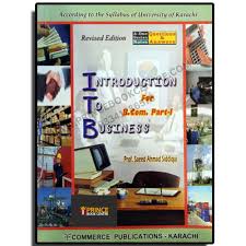 Introducation To Busines For B.Com Part-l Saeed Ahmed Siddiqi