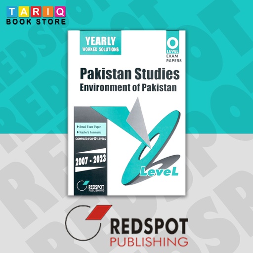 [9789696230212] REDSPOT O Level Pakistan Studies Environment of Pakistan - 2007 - 2023