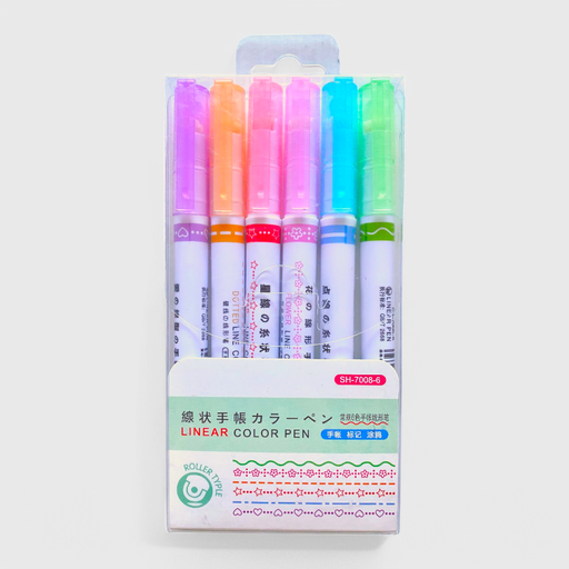 Linear 6 Colour HY-9009-6