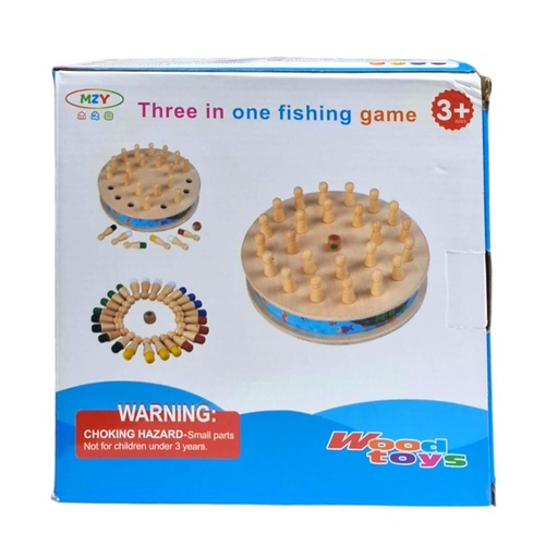 3 in 1 Chess With Fishing Game LAS