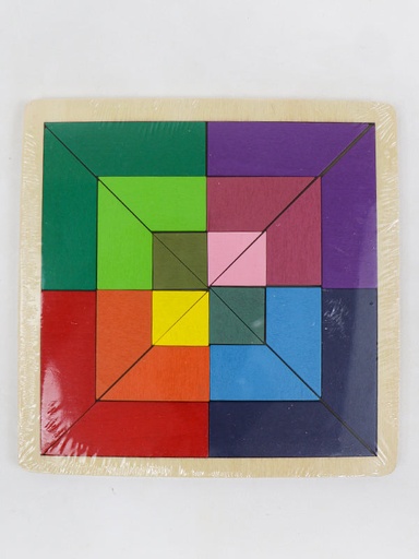 Wooden Colour full Mind Pattern Blocks