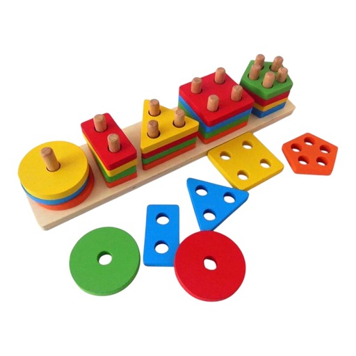 5 in 1 Wooden Shapes RHAC