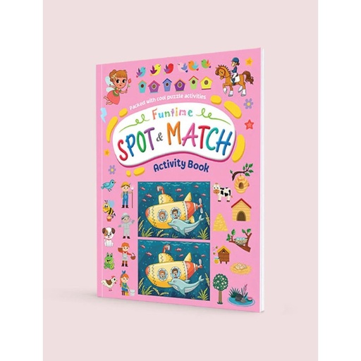 [9555480642567] Mind to Mind Funtime Spot & Match Activity Bk- Paramount Publisher