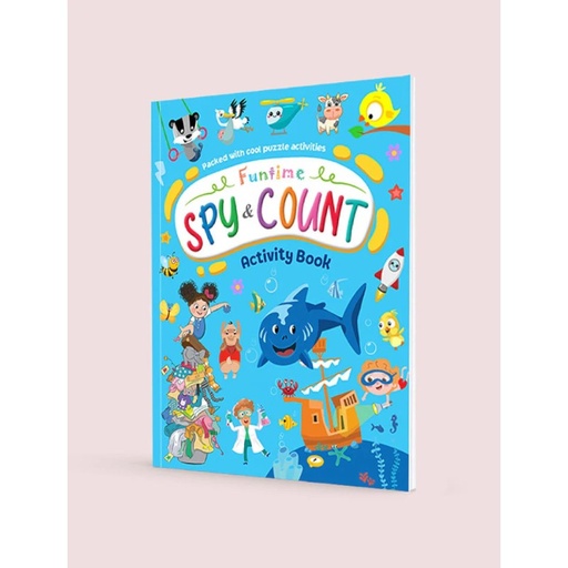 [9555480642543] Funtime Spy & Count Activity Bk- Paramount Publisher
