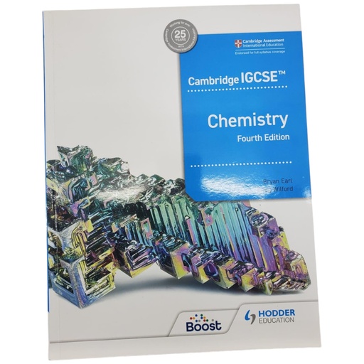 Cambridge IGCSE Chemistry Book - Fourth Edition - Hodder Education - Original