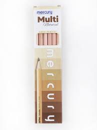 [8964002507016] Mercury Multi Natural HB Pencil - 1 Pcs - No.7710