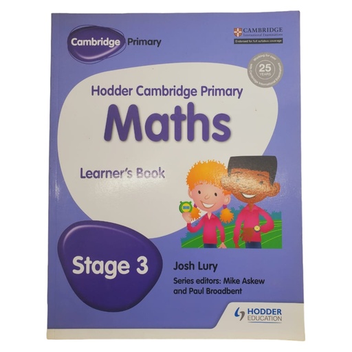 [9781471884368] Hodder Cambridge Primary Maths Learner's Book Stage 3 - Hodder Education