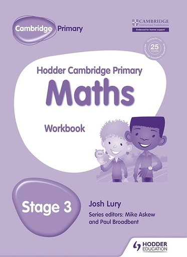 [9781471884610] Hodder Cambridge Primary Mathematics Stage 3 Workbook