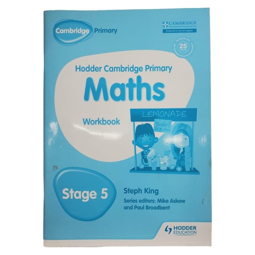 [9781471884658] Hodder Cambridge Primary Mathematics Stage 5 Workbook