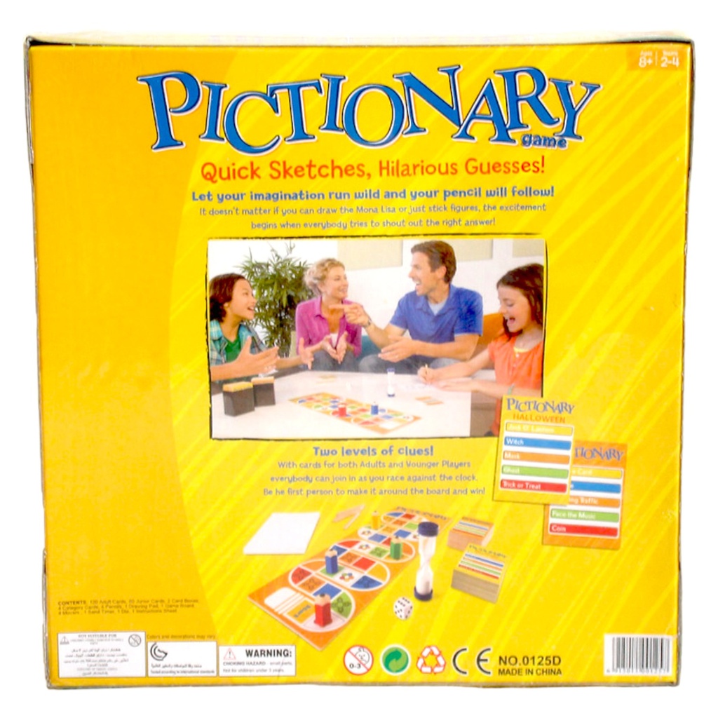 Pictionary Game 2 In 1 - No.0125D