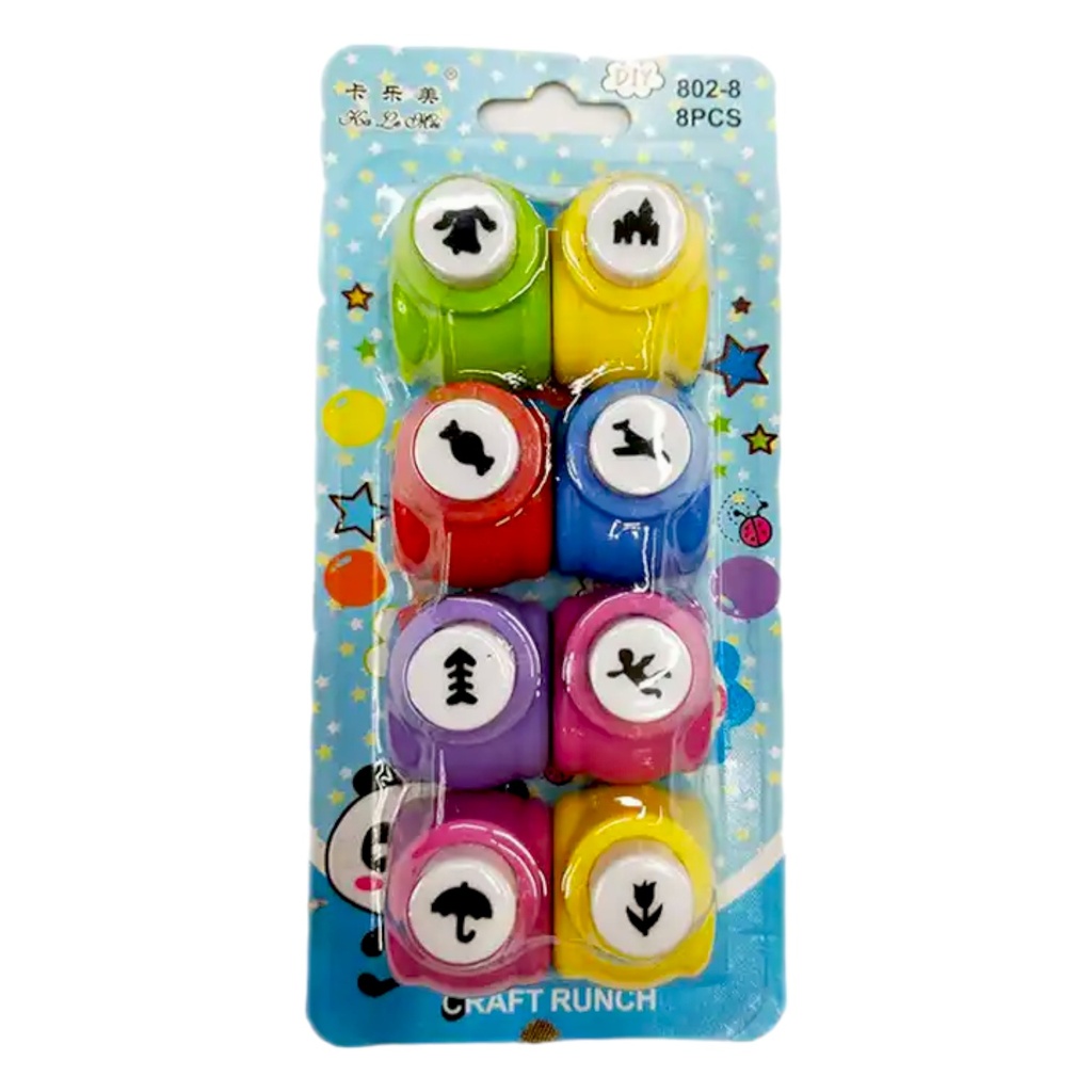 Mini Craft Punch - Pack of 8 Pcs - No. 802-8