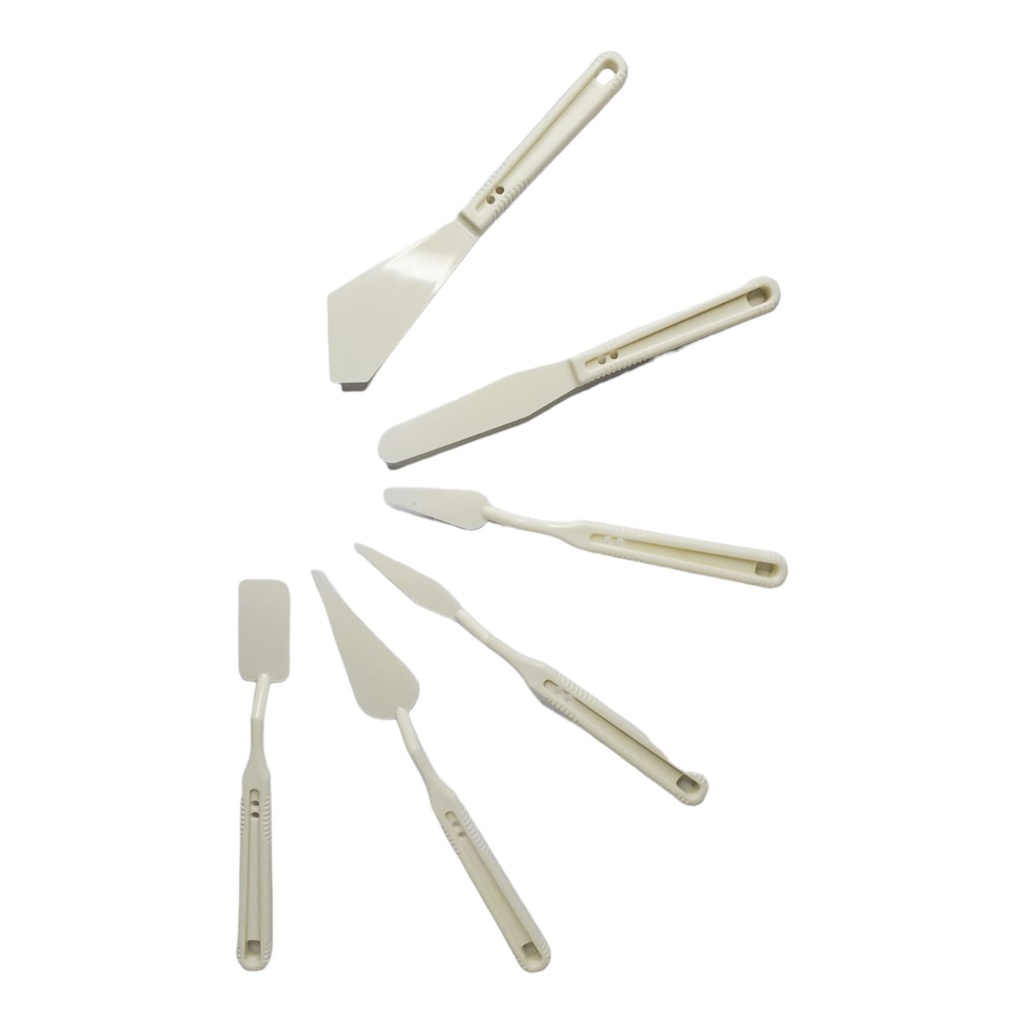 Painting Knives Plastic 6pcs Set - Mungyo