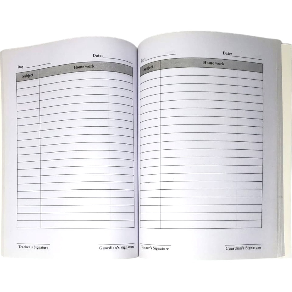 Homework Dairy - 200 Pages - Al Khalil Education