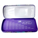 Metallic Car Pencil Box - Purple - KT50078