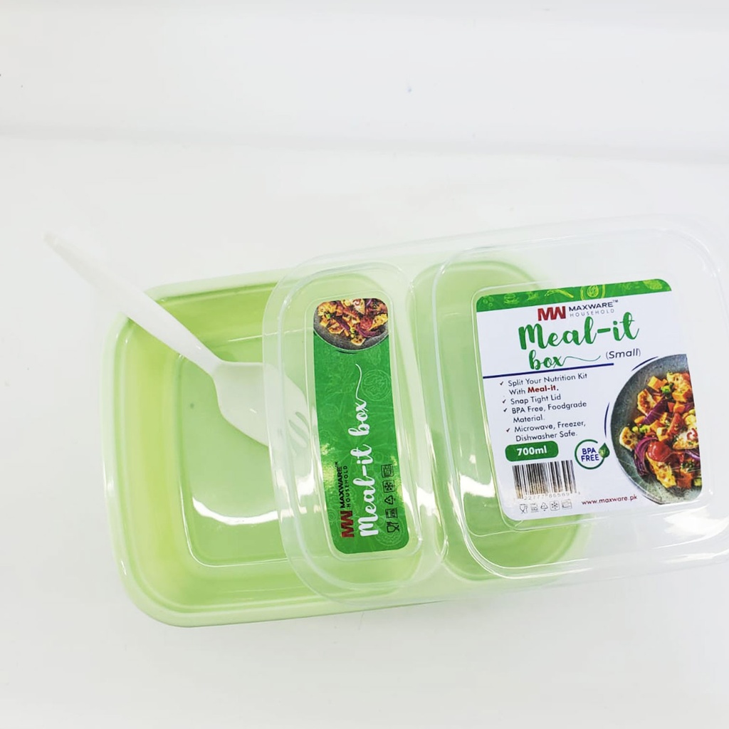 Maxware Lunch Box plastic - Small - Light Green