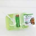 Maxware Lunch Box plastic - Small - Light Green