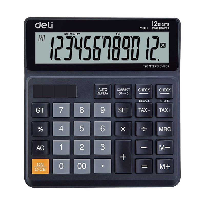 Deli 12 Digits Desktop Calculator EM01120