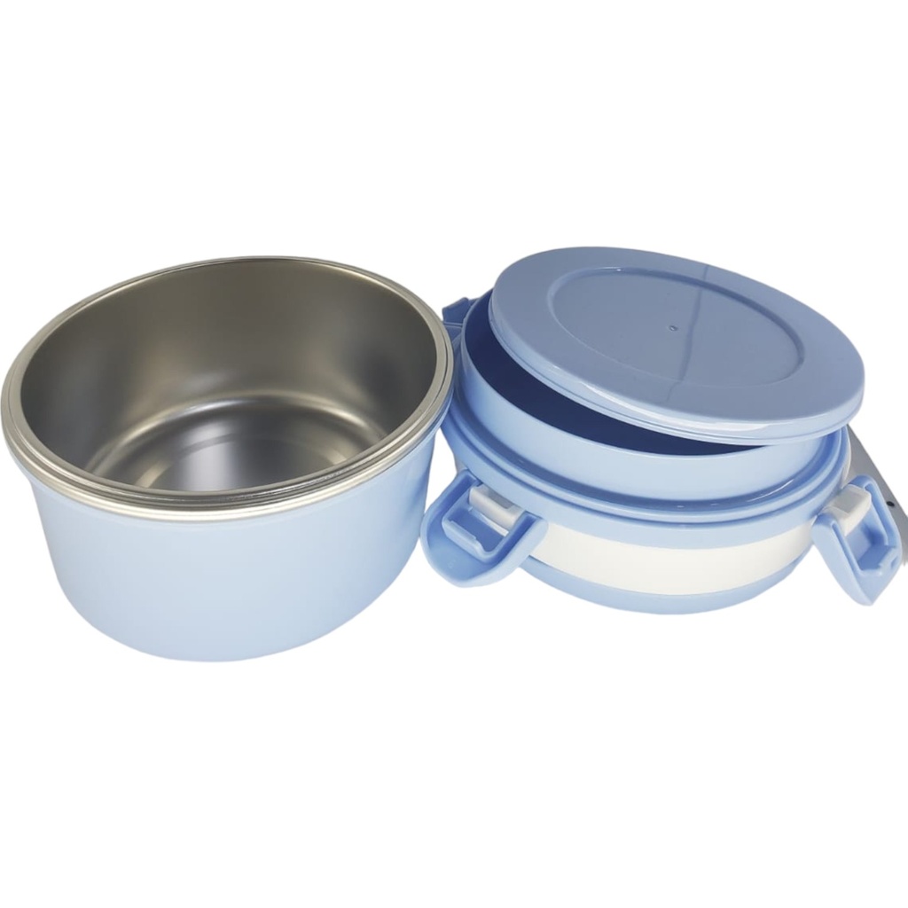 Bowl Stainless Steel Lunch Box - Blue - 803 | A-11