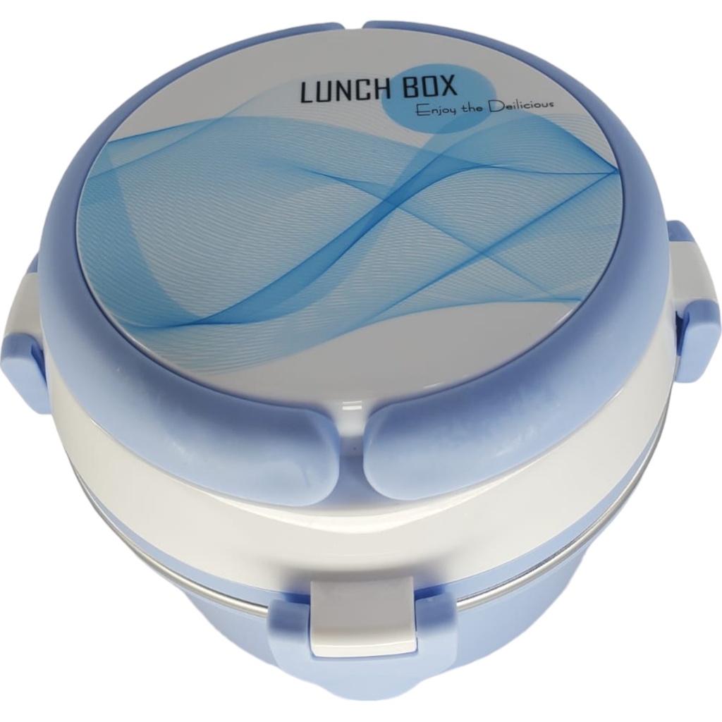 Bowl Stainless Steel Lunch Box - Blue - 803 | A-11